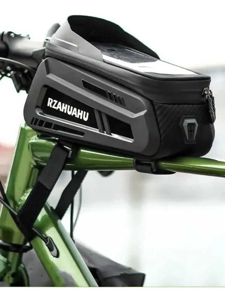 AliExpress NONE Bike Phone Mount Bag Bike Front Frame Handlebar Bag Waterproof Bike Phone Holder Case Bicycle Accessories Pouch Sensitive Touch