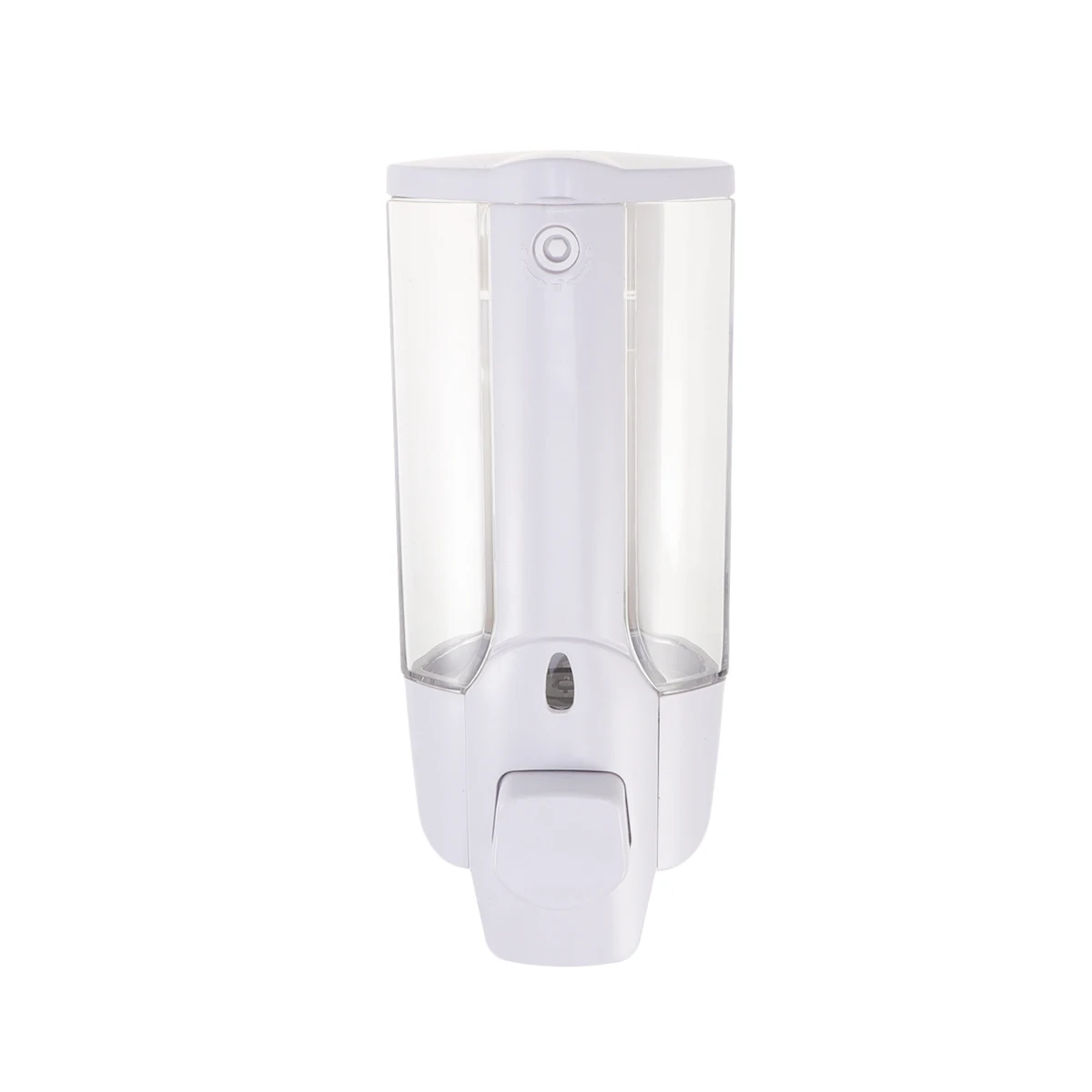 

350Ml Wall Mounted Soap Dispenser Abs Plastic Manual Liquid Pump For Bathroom Hotel Use Foaming Hand Soap Shampoo Dispenser No