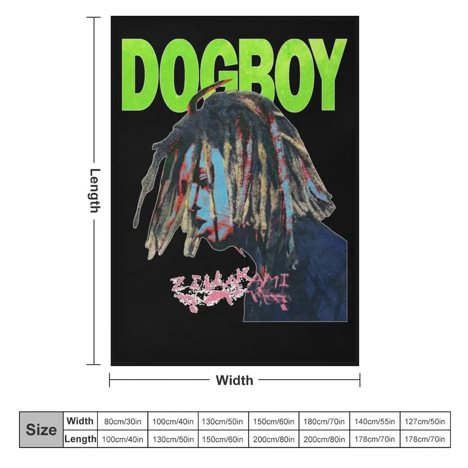 DOGBOY Zillakami Throw Blanket Bed Fashionable Luxury Blankets