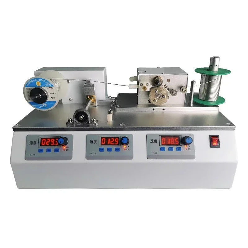 Fully automatic tin-breaking winding machine 0.6-1.2MM/1.5-2.5MM tin wire winding machine, wire winding artifact, automatic tin-