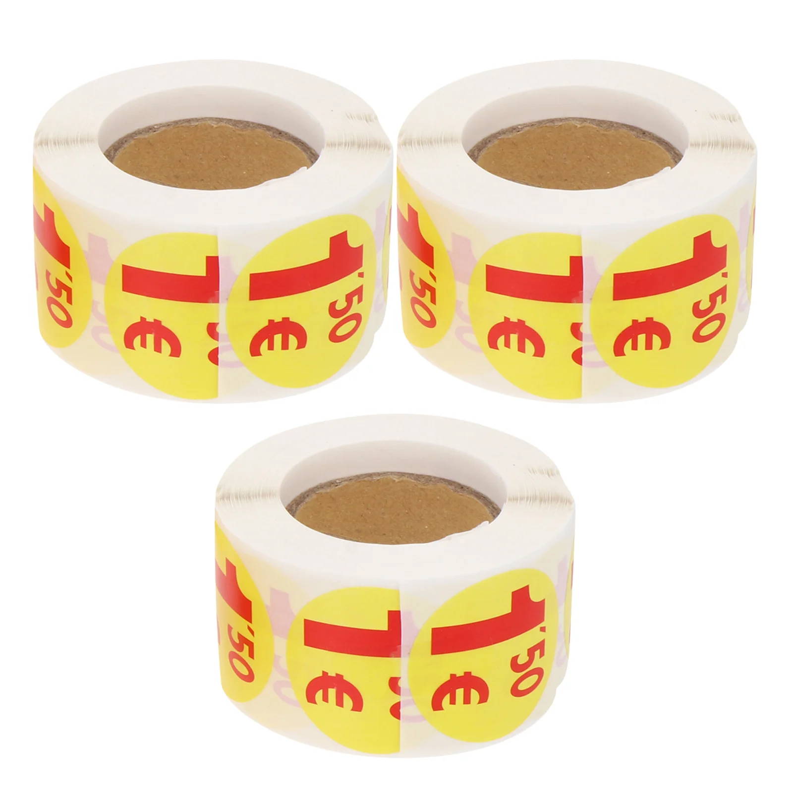 1500 قطعة ملصقات ختم السعر شارات صغيرة مستديرة ذاتية اللصق لملصقات تسعير السوبر ماركت ملصقات تسعير ملصقات السعر