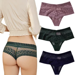 Sexy Panties Lace Briefs For Women Underwear Trendy Transparent Underpant Ladies Lingerie