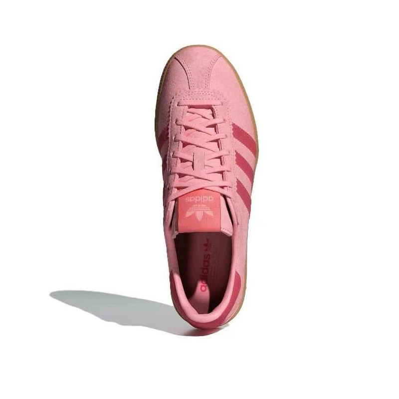 Adidas Originals Bermmuda Sapatos leves e antiderrapantes de corte baixo para mulheres, verde claro