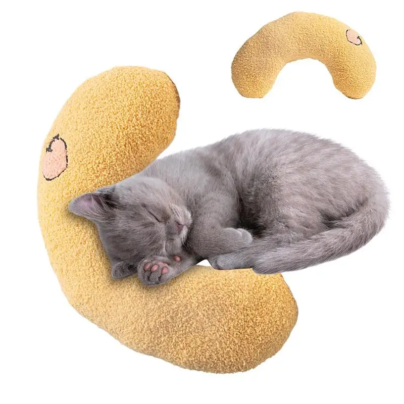 soft pet pillow cat neck support dog neck pillow neck resting pad for pet relief provider cushion for dogs cats home supplies