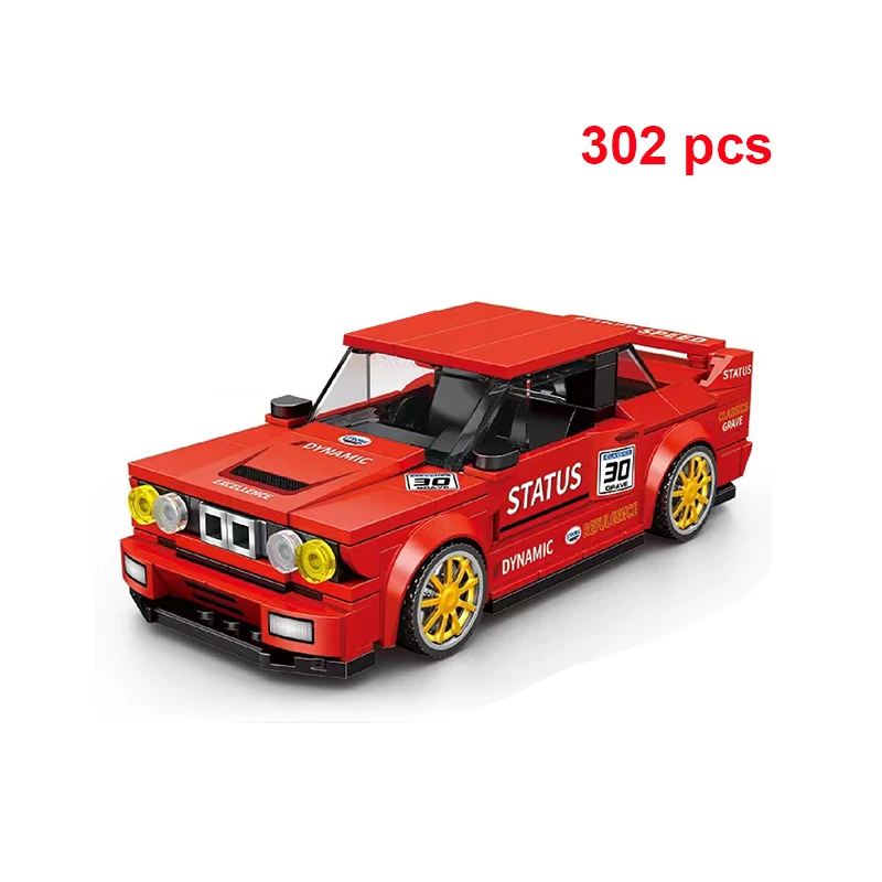 Compacte de Rallye Rétro — Rouge
