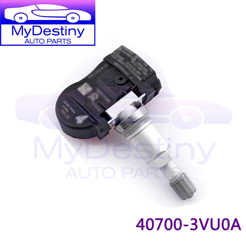 433MHZ TPMS Tire Pressure Monitor Sensor for Nissan Rogue 14-16, Qashqai Titan Micra Leaf for Infiniti 40700-5663R 40700-3VU0A