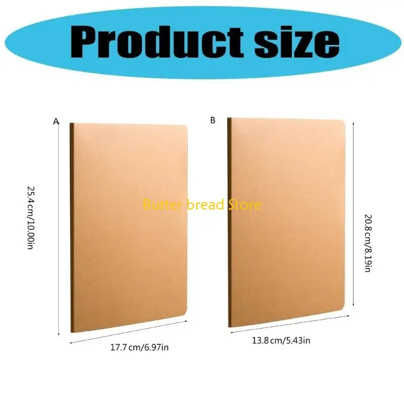 W89C SoftCover Sketchbook Thread Binding Notebook 68 Pagine SketchPad Drawing Book per scrittura journaling schizzi