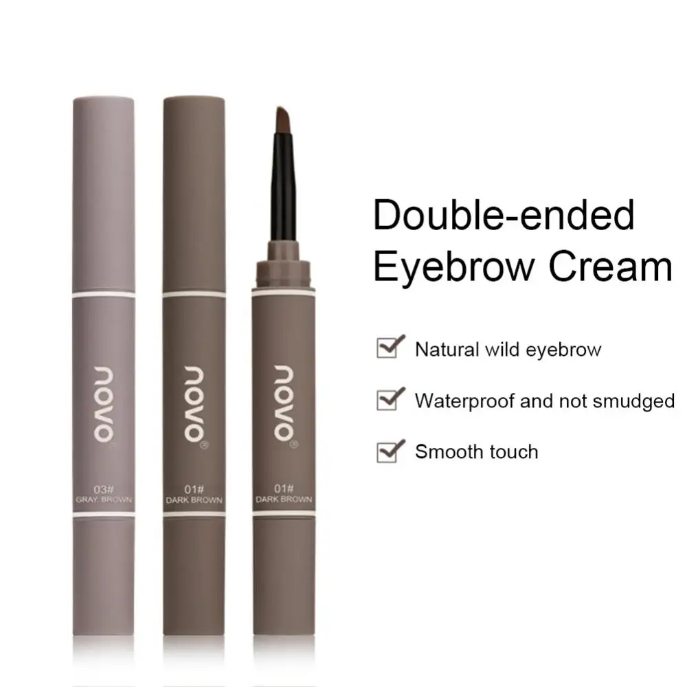 Crayon Eyeliner Waterproof pour les Yeux, Stylo Eyeliner pour les Sourcils, Maquillage Naturel, Crème pour les Yeux, Sans Taches, Cosmétiques, 3 Couleurs