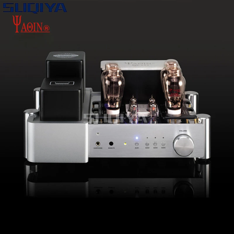 SUQIYA-YAQIN MS-2A3 Bladder Machine Fever HiFi Tube 10W*2 High Power Amplifier Home Desktop Audio Combination Amplifier