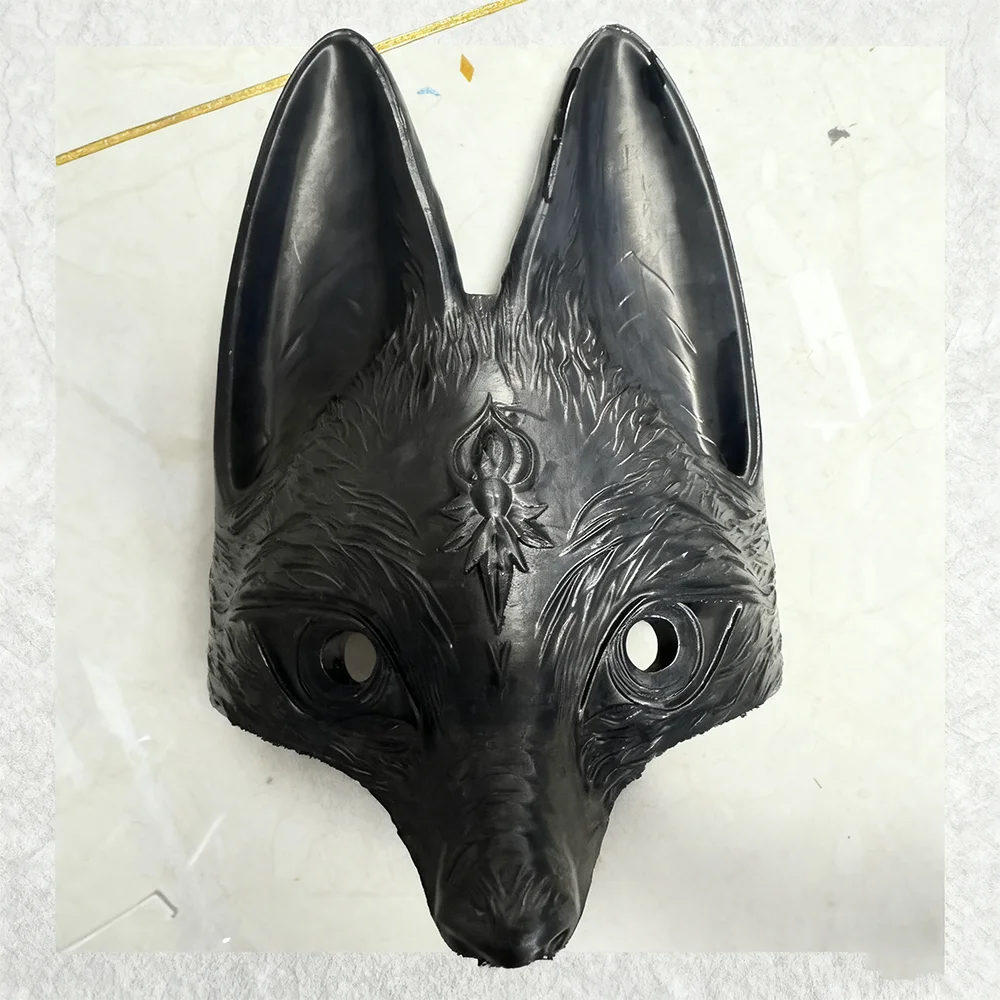 

Хэллоуин-маскарад, реквизит, маска лисы для SILENT HILL F, игра Shimizu Hinako, косплей, маска для взрослых, половина лица, 3D-печать