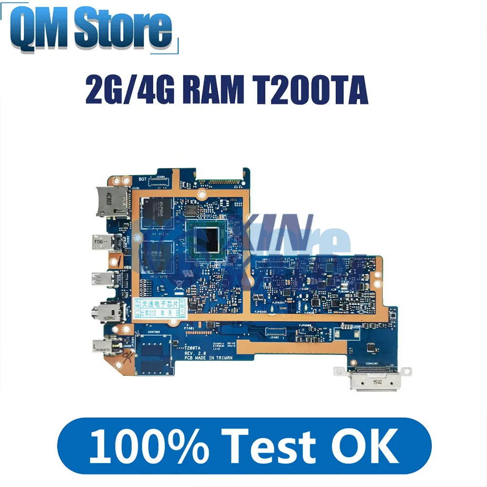 

Notebook Mainboard For ASUS T200T T200T T200TA T200TAC Laotop Motherboard With Z3775 Z3795 CPU 2GB 4GB RAM 32G-SSD 100% Test OK