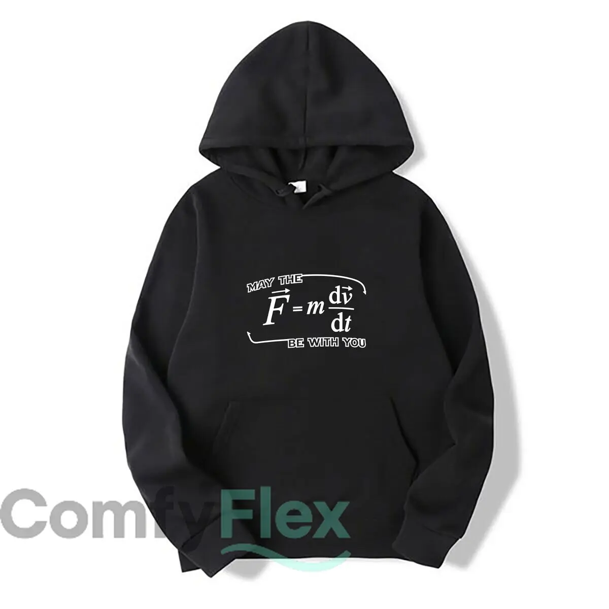 May The F Be With You Physics Formula Graphic Autumn and winter new men's and women's hooded sweatshirts