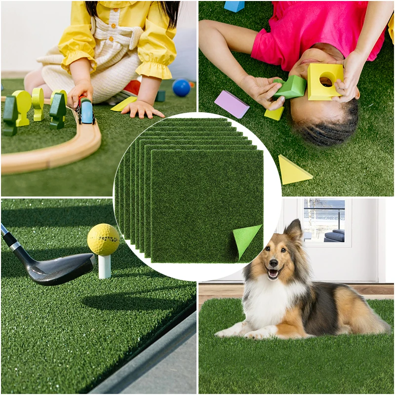 1pc 15/30cm Artificial Grassland Simulation Moss Lawn Turf Fake Green Grass Mat Carpet DIY Micro Landscape Home Floor Decoration