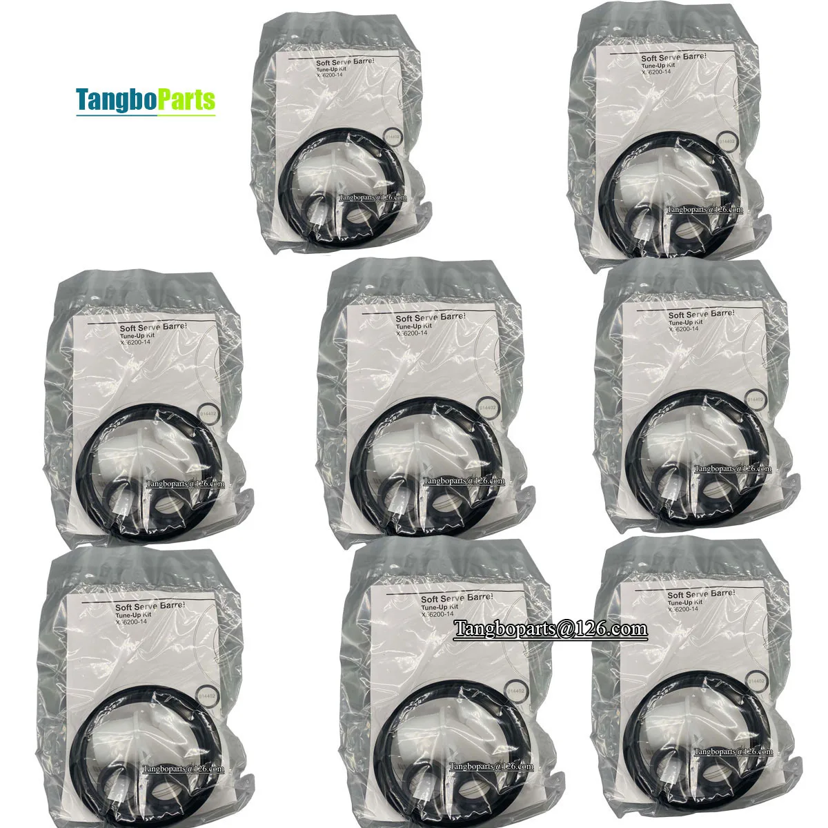 

8Pcs Ice Cream Machine Accessories Soft Serve Barrel Tune-Up Kit X56200-14 For C712 C716 Ice Cream Machine Replacement