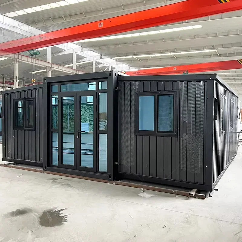 Customized Mobile Container House Prefabricated Expandable Modular Home Tiny Living Cabin Office Prefab Housing Portable Shelter
