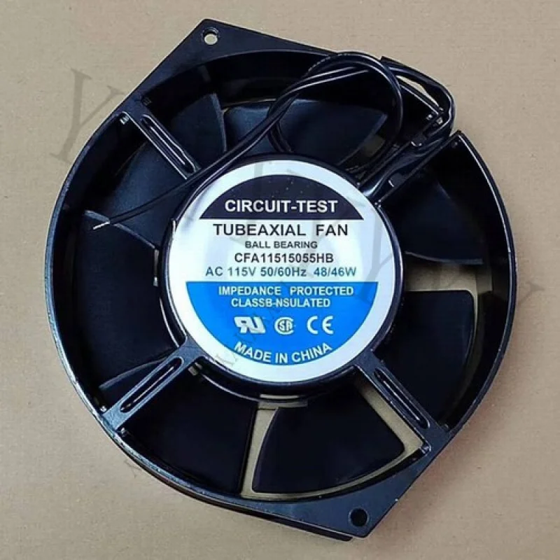 

1PCS New for CIRCUIT-TEST CFA11515055HB 115V 50Hz/60Hz 48/46W cooling fan # QW.