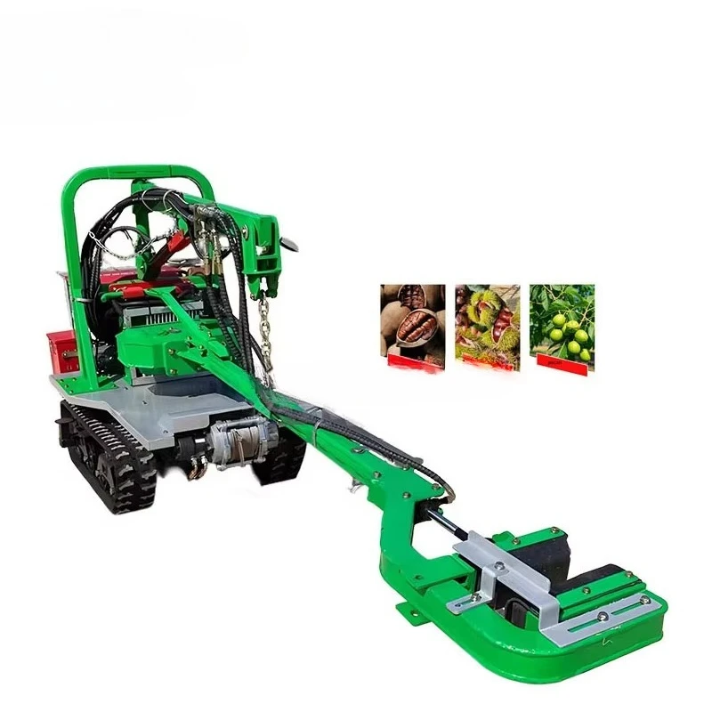 Fruit harvesters for olive tree harvesters and olive tree shakers and apple harvesters