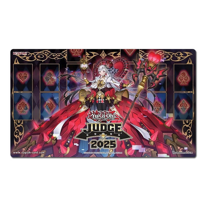 

YuGiOh Playmat Maliss Q Hearts Crypter 2025 Judge Reward Trading Card Game Mat TCG CCG Pad Mouse Pad Desk Table Mat Free Bag