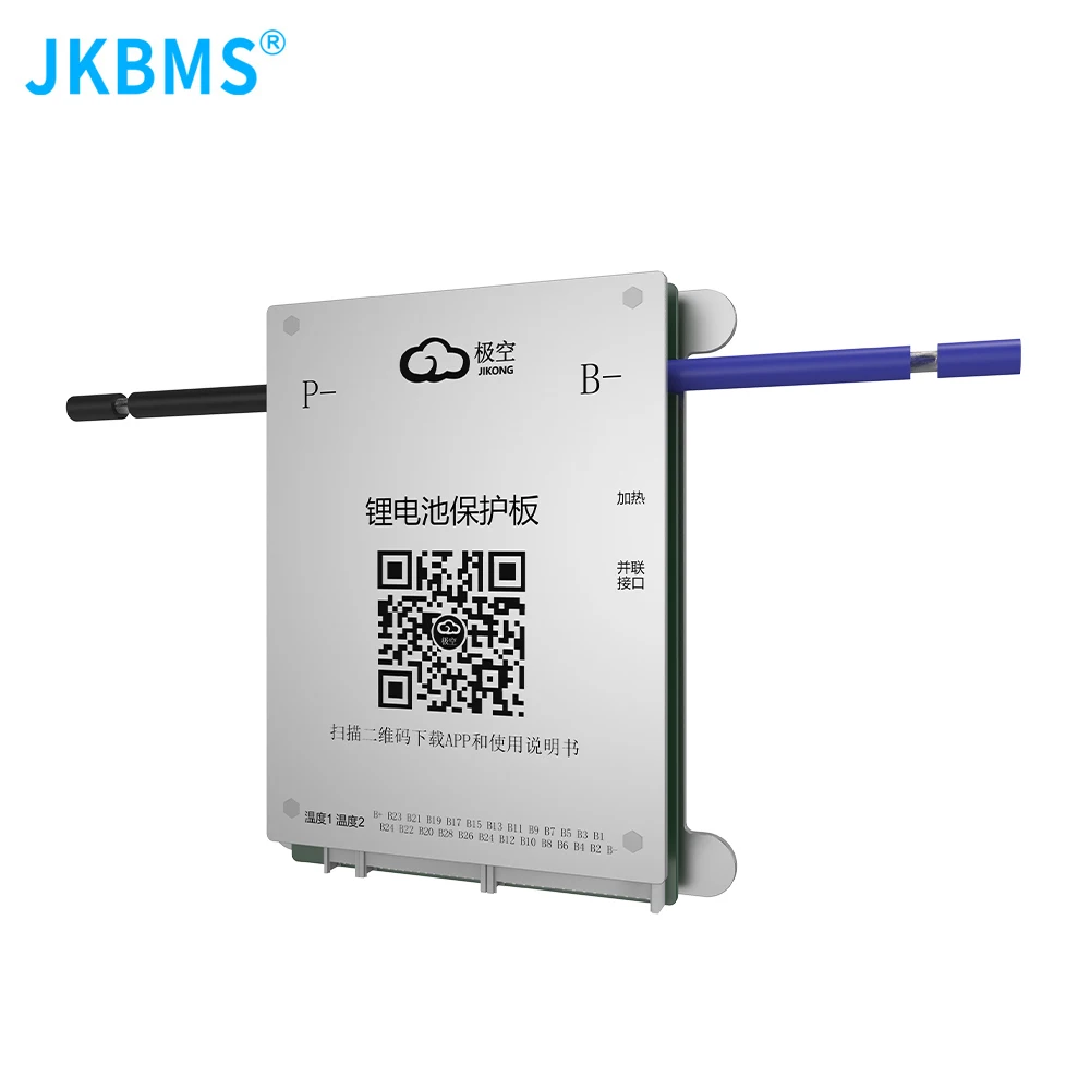JkBms 40A 60A 80A 100A 120A 150A 200A 300A Active Balance Bms 4S 6S 8S 12S 13S 14S 16S 17S 20S 24S  Lifepo4 Li-Ion Lto Battery