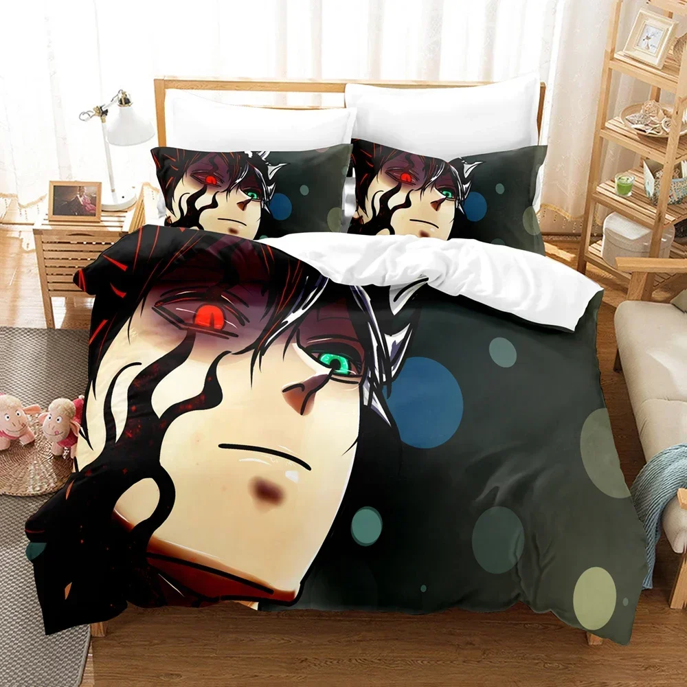 

3D Print Anime Black Clover Bedding Sets Duvet Cover Set With Pillowcase Twin Full Queen King Bedclothes Bed Linen Home Textiles