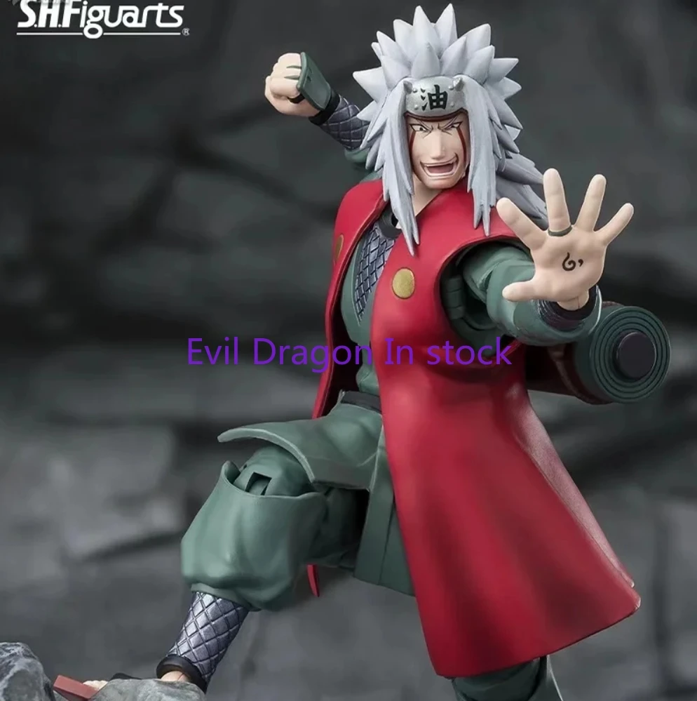 100% Original Bandai SH Figuarts Shf JIRAIYA SDCC 2023 Exclusive Edition Naruto Anime Action Collection Figures Toys In Stock