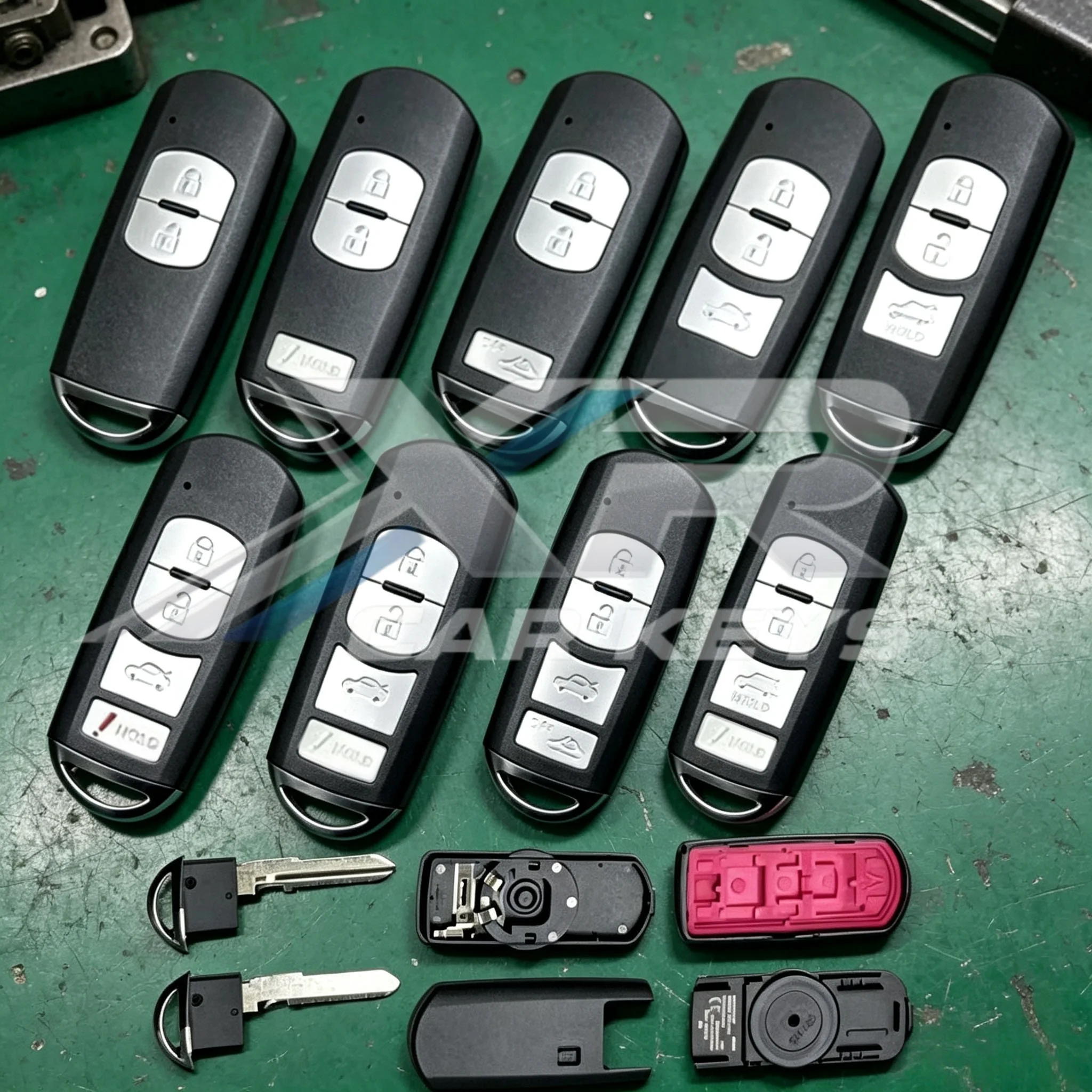 Replacement Smart Remote Car Key Shell Case Fob For Mazda 3 5 6 CX5 CX7 CX9 CX-5 CX-7 CX-9 MX-5 Miata RX-8 X-5 Summit Axela