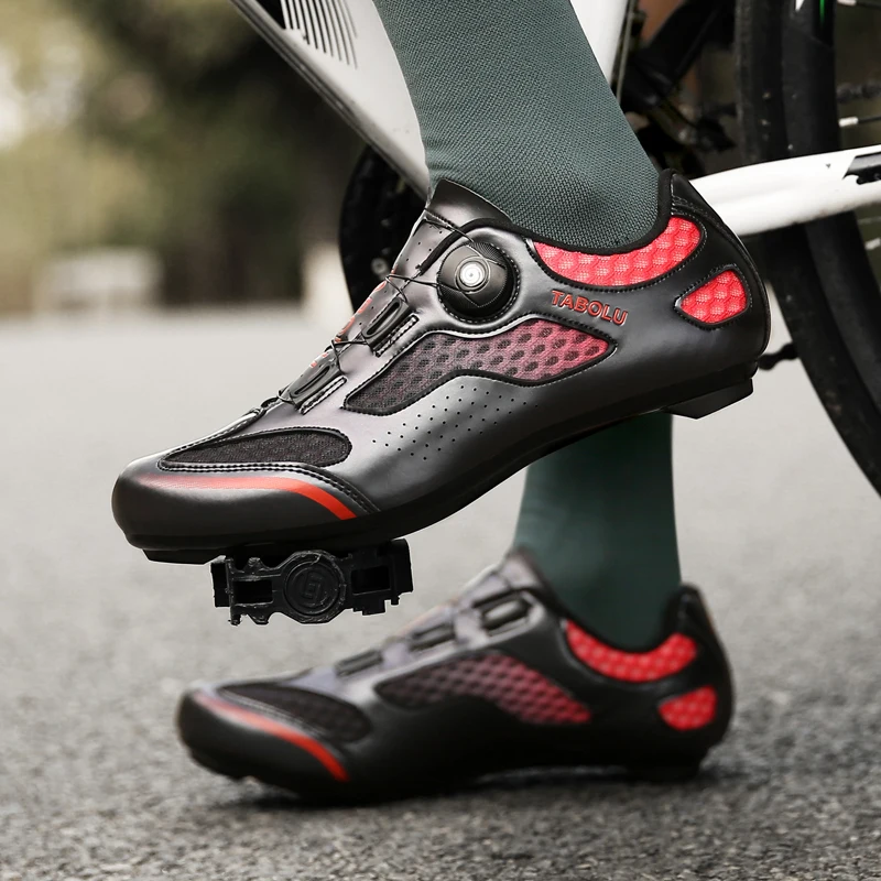 New high-quality cycling shoes for adults, outdoor competitive sports, shoelaces, locks, speed racing shoes