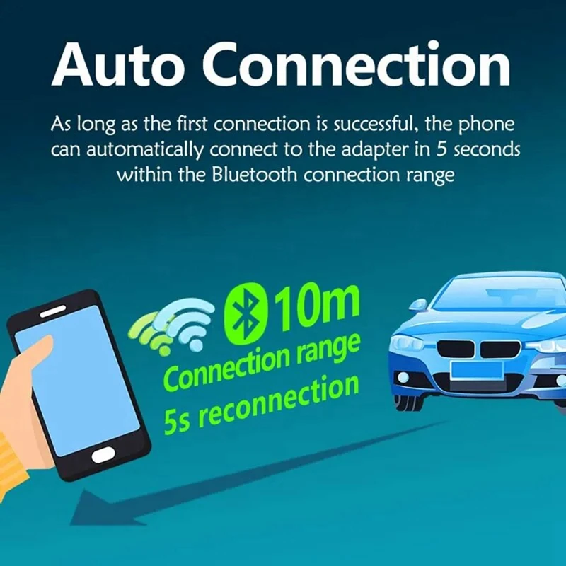 Беспроводной адаптер Carplay 2 в 1, USB-ключ, проводной Android Auto AI Box, автомобильный медиаплеер, адаптер Bluetooth с автоматическим подключением