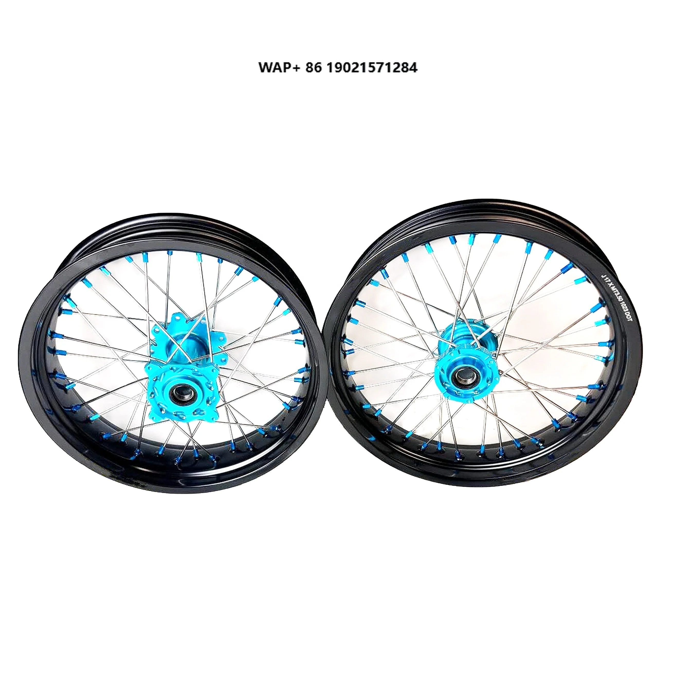 

Factory Supply 17 Inch Motorcycle Supermoto Wheelsset for YZ/YZF