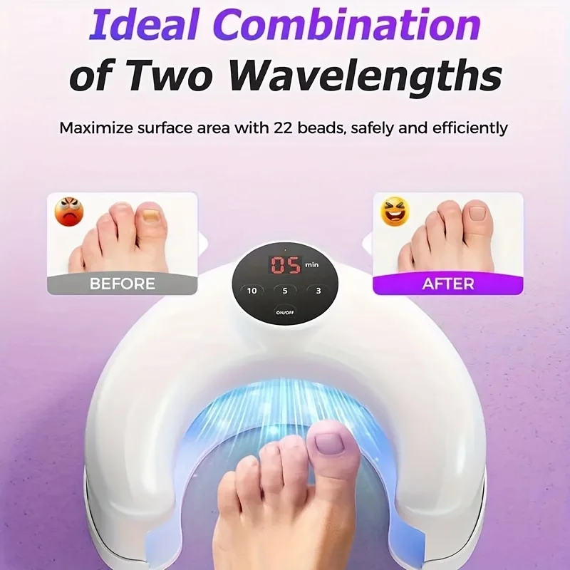 

1/2/4 Pcs Nail Fungus Light Device for Toenails and Fingernails
