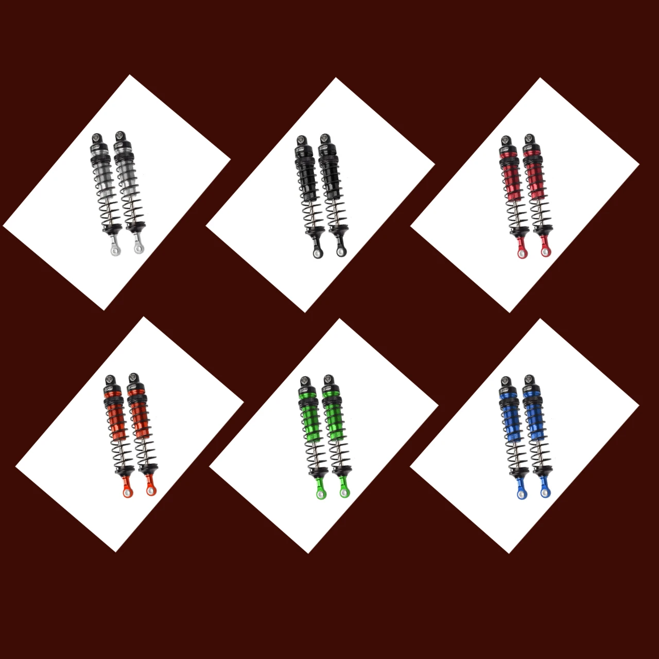 

Передние регулируемые пружинные амортизаторы из сплава GPM 108 мм LOSI 1/10 Rock Rey Gorgon Mega QUAKE