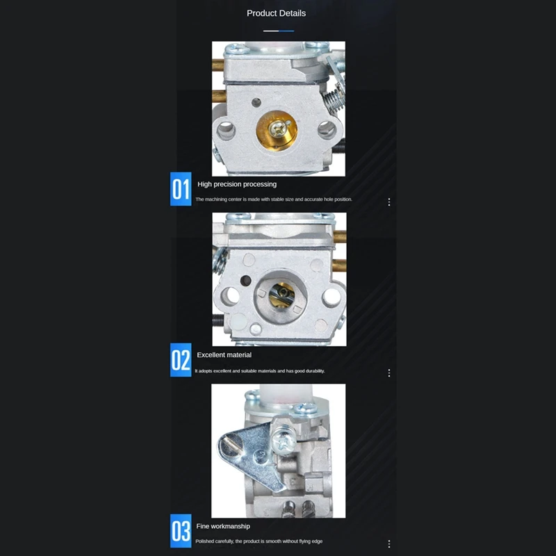 K52 Carburetor Replacement Parts Accessories For ZAMA C1U-K52/K47 Echo SRM2100 GT2000 GT2100C1U-K29 Carburetor Kit