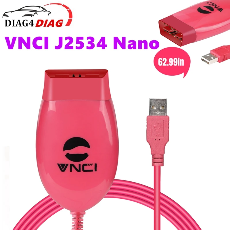 

VNCI J2534 for Nano Compatible with J2534 Passthru and ELM327 Diagnose J1979 Support Vehicles Switch Mode Automatically