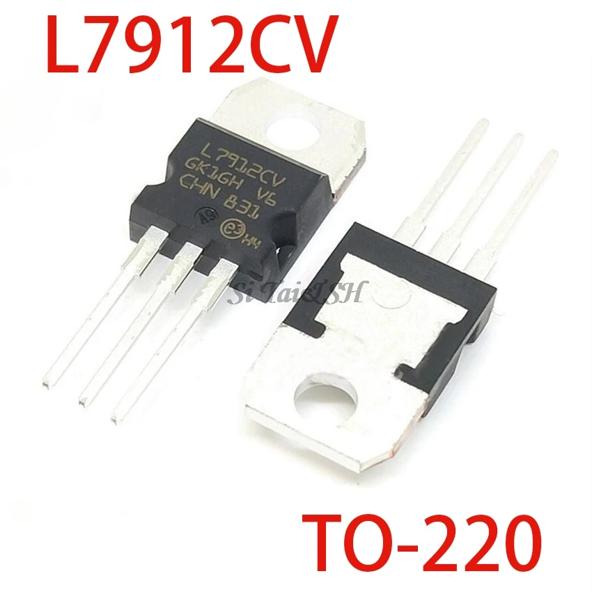 10PCS L7912CV TO220 L7912 TO-220 7912 LM7912 MC7912 new and  original IC