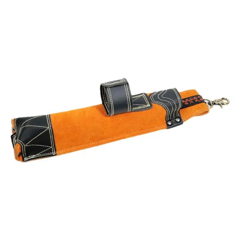 Welding Rod Storage Welding Bag Cowhide Electrode Holder Welding Rod Pouch Welding Rod Waist Bag For Professionals Enthusiasts