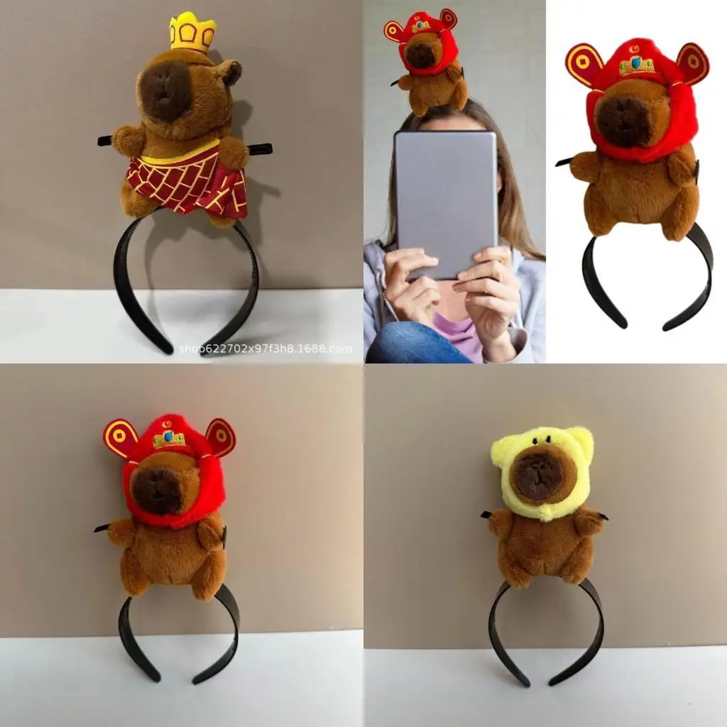 

31BB Funny Hairband for Kids and Adults Washing Face for Parties and Dress up Cosplay