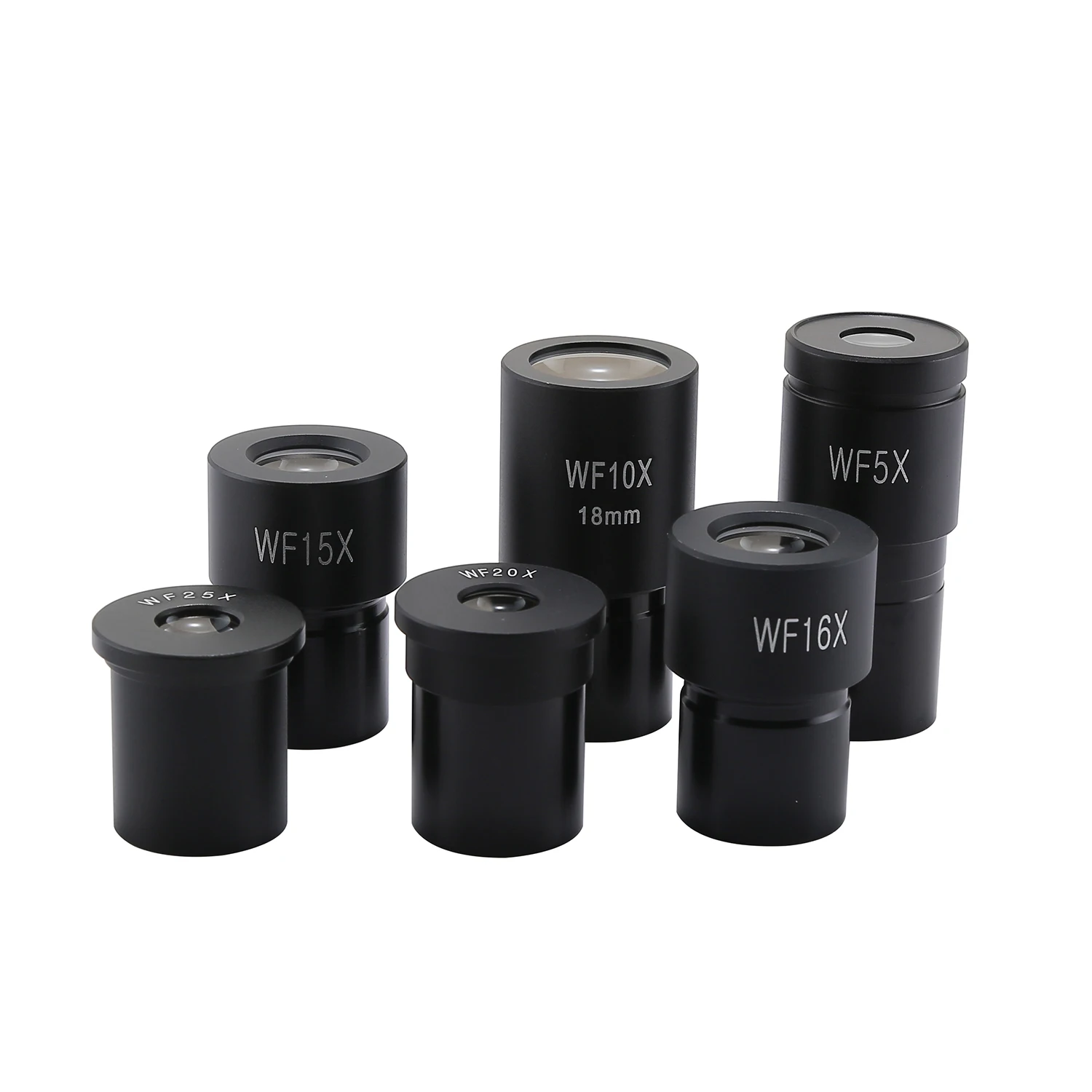 

Aluminum Alloy and Glass Material Biological Microscope Eyepiece WF5X WF10X WF15X WF16X WF20X WF25X for 232mm Tube Microscopes