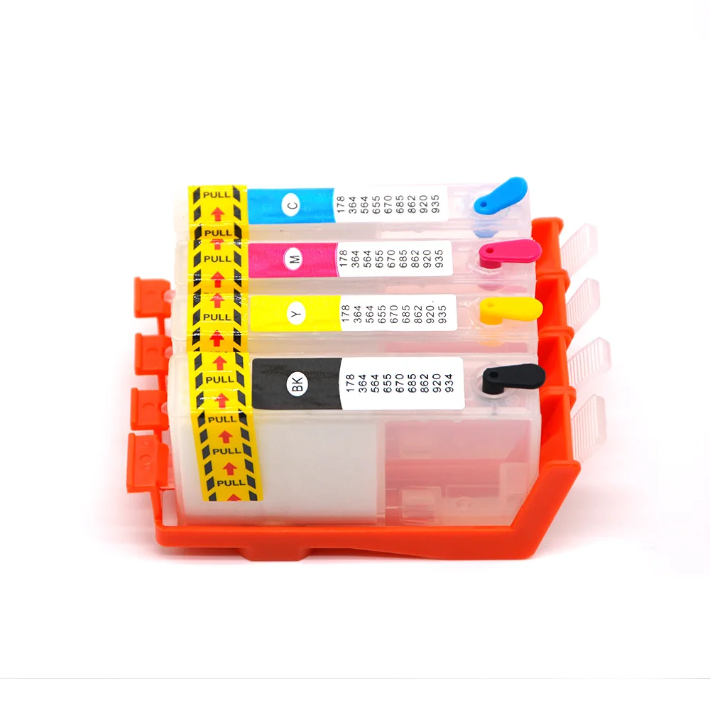 خرطوشة حبر برقاقة قوسية لطابعة حصان ، 4 ألوان ، HP655 ، HP670 ، حبر ديسكجيت ، (من من من من ؟ ؟ ؟ ؟ ؟ ؟ ؟ ؟ ؟ ؟ ؟ ؟ ؟ ؟ ؟