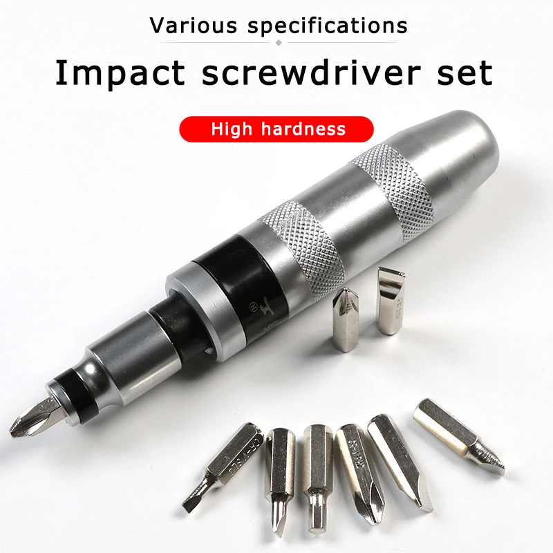 7/12/13x Impact Screwdriver Set Manual Impact Driver Bits Fasteners Screw Bolt Driver Household Cordless Screwdriver Repair Tool