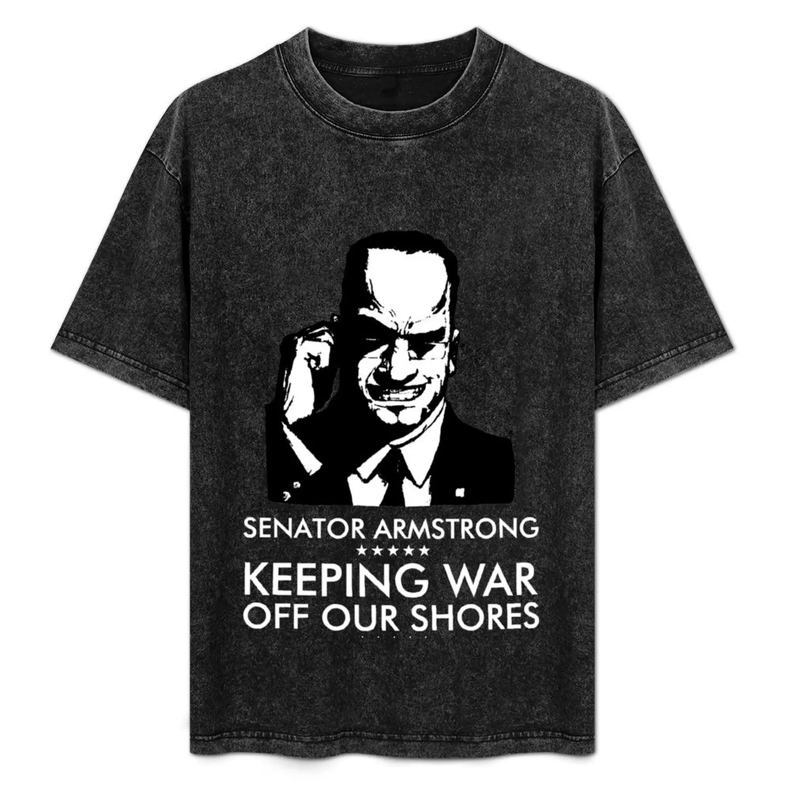 

Senator Armstrong Presidential Campaign - Metal Gear Rising Revengeance Classic T-Shirt Ultra Soft Breathable Tee Top