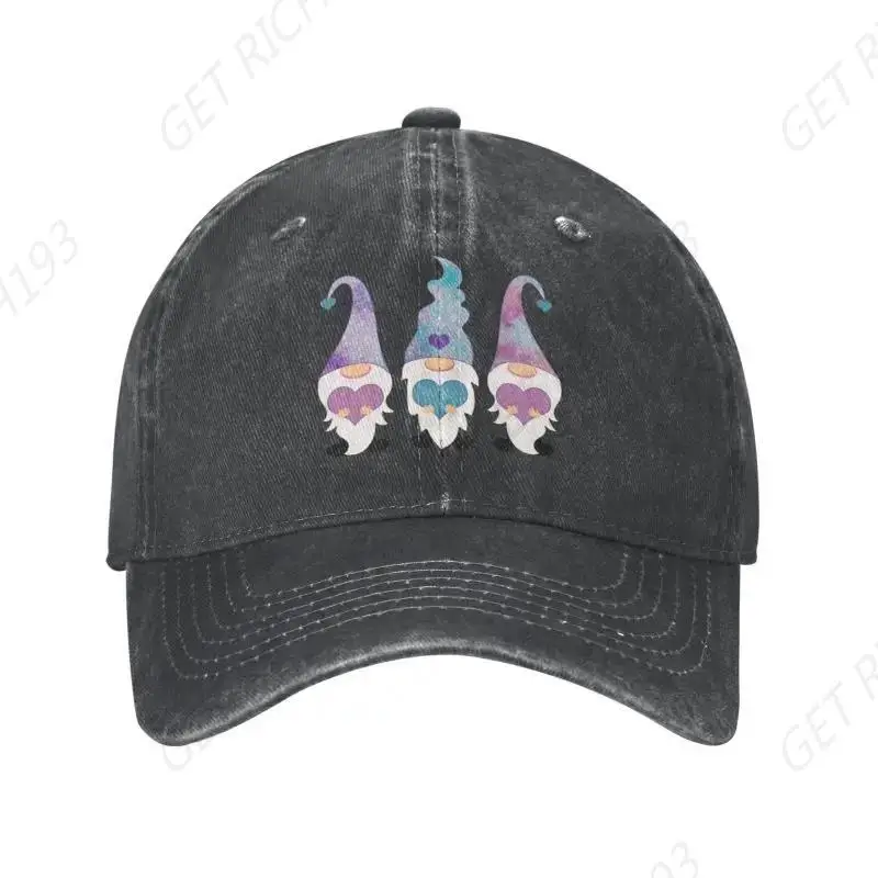 

Fashion Cotton Galaxy Gnome Trio Baseball Cap Men Women Adjustable Dad Hat Performance