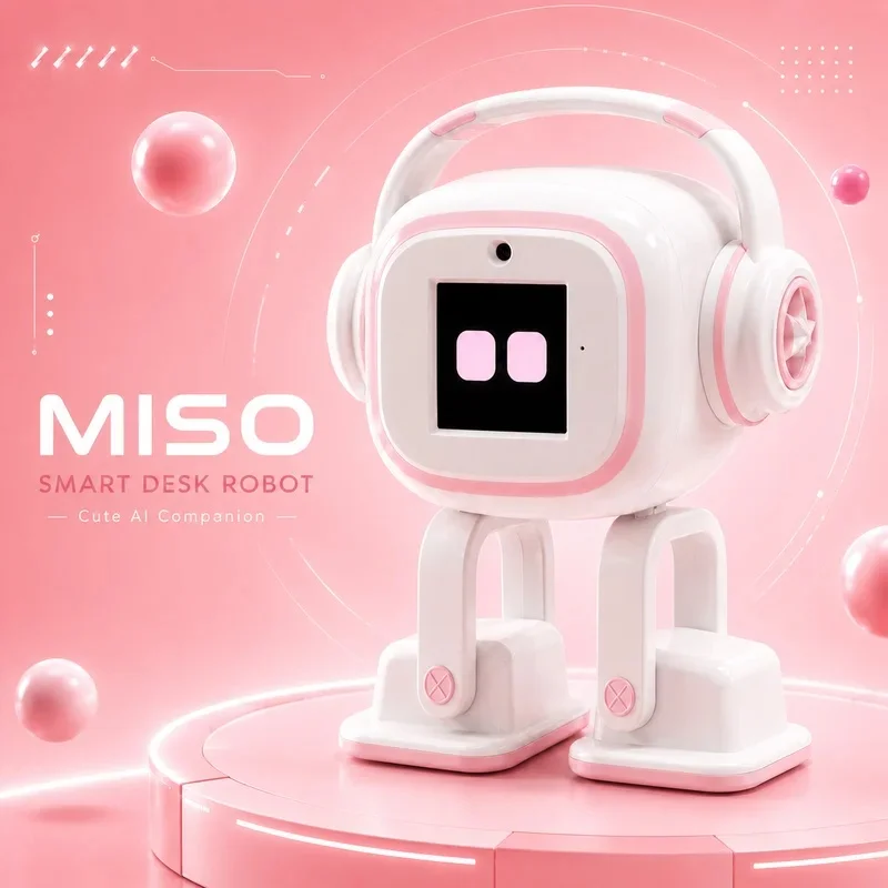 2026 New EMO AI Robot Voice Control Emotional Interaction Chatbot Camera Recognition Singing & Dancing Toy