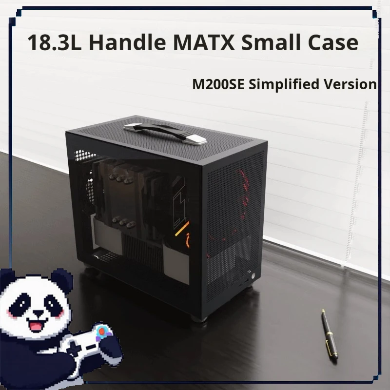 

M200 Se Matx Mini Case 18.3l Support Graphics Card 335mm Atx Power Supply Portable Gaming Office Desktop Computer Host Case