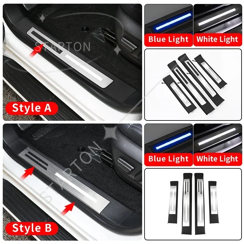 For 2021-2025 Toyota Land Cruiser 300 LED Door Sill Panel Replacement Part lc300 Interior Modification Accessories