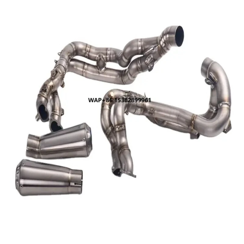 Panigale V4 Motorcycle Performance Titanium Exhaust Pipe Muffler System