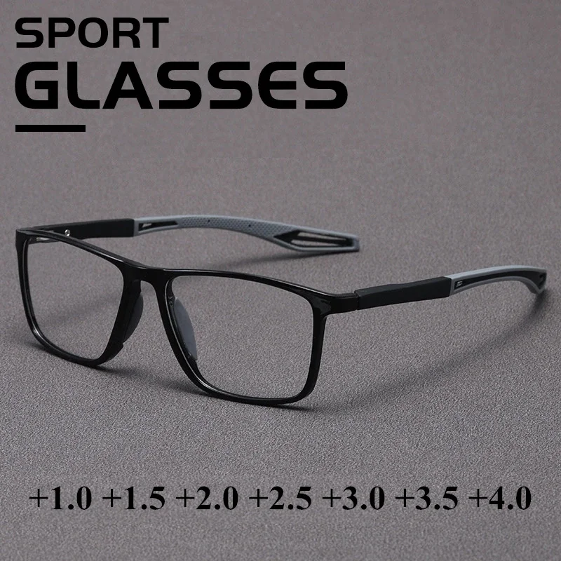 Sports Presbyopia Glasses HD Comfortable Anti Slip Reading Glasses 0 To +4.0