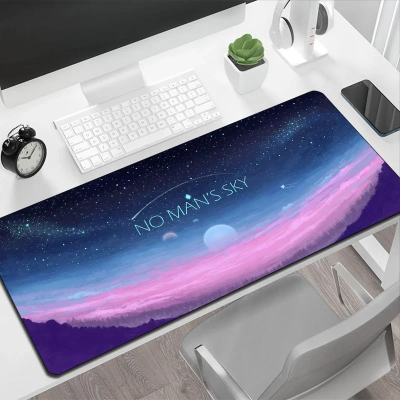 No Man Sky Mousepad Extended Gaming Accessories Mouse Pad Mats Carpet Pc Gamer Cabinet Custom Large Keyboard Desk Laptops Office