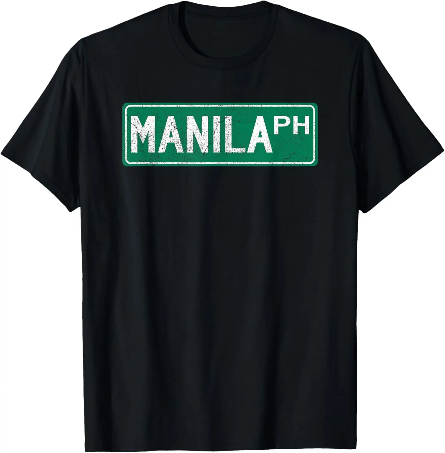 

Retro Manila, Philippines Street Sign T-Shirt