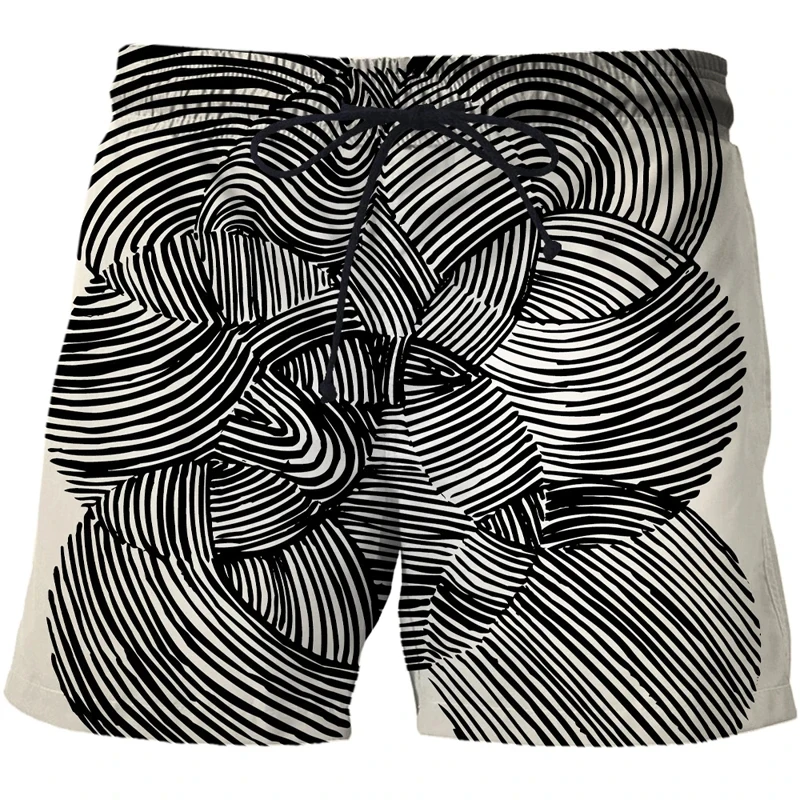 New Summer 3D Print Abstract Beach Causal Clothing Fashion Men Women Shorts Plus Size S-7XLStreetwear Kids Pants Cargo  Tiki