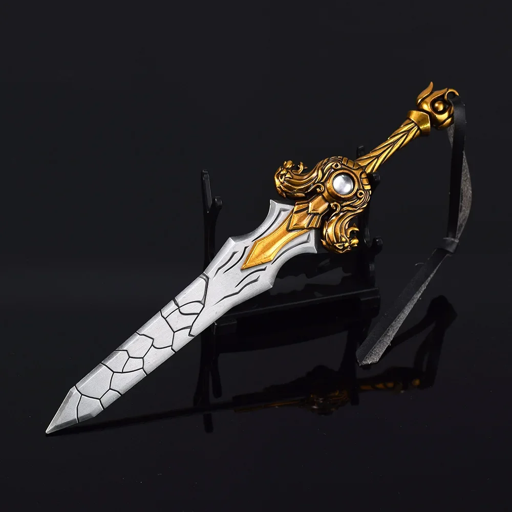 21cm mundo de warcraft jogo periferia turalyon espada metal completo artesanato modelo colecionável katana ornamentos cosplay arma menino brinquedo